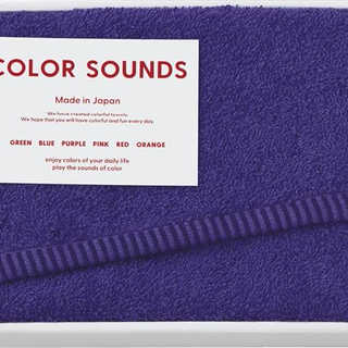 COLOR SOUNDS フェイスタオル CSD2510PU パープル
