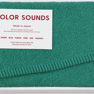 COLOR SOUNDS フェイスタオル CSD2510GR グリーン