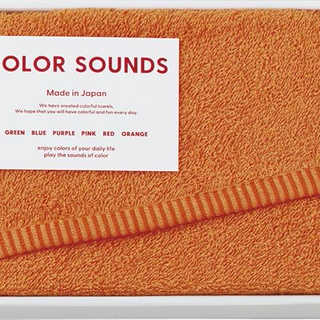 COLOR SOUNDS フェイスタオル CSD2510OR オレンジ