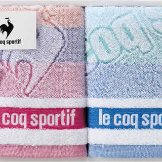 le coq sportif ルコック ビッグロゴ フェイスタオル2P LQ2302 FT2P