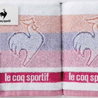 le coq sportif ルコック ビッグロゴ スポーツタオル&フェイスタオル LQ2302 ST1P FT1P PK ピンク