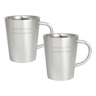 【名入れ】ダブルウォールマグ ペア