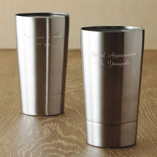 【名入れ】ダブルウォールハイボール ペア