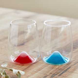 【名入れ】富士山グラス ペア