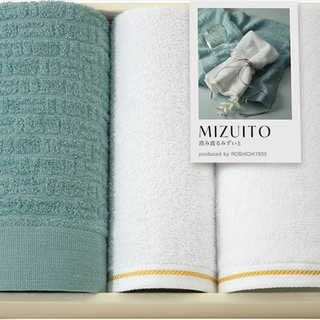 MIZUITO 澄み渡るみずいと 大阪泉州 フェイスタオル2P&ハンドタオル 39030