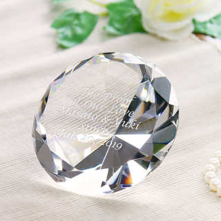 【名入れ】 ダイヤモンドオブジェ S