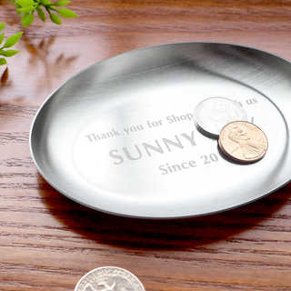 【名入れ】ステンレス オーバルトレイ