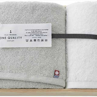 今治 ONE QUALITY フェイスタオル&ウォッシュタオル Q-55250