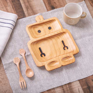 【名入れ】キッズ食器ギフトセット ロボット