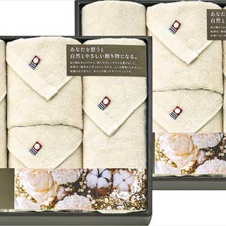 今治 無漂白・無染色 ナチュラタオル フェイスタオル8P IME85800
