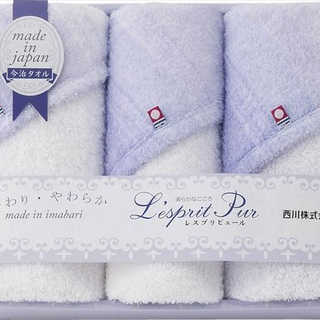 nishikawa レスプリピュール 今治製フェイスタオル2P&ウォッシュタオル TT82303507