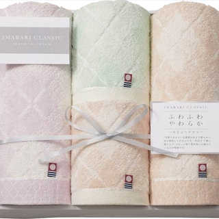今治クラシック ふわもち甘撚り フェイスタオル2P&ウォッシュタオル2P ICFM-407