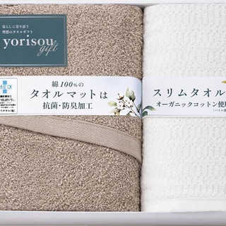 yorisou gift タオルマット&スリムバスタオル STA30400