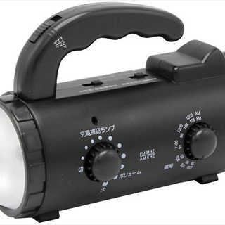STAR★LIGHT 乾電池/充電池式 手回し充電ラジオライト SK-BR1402AB