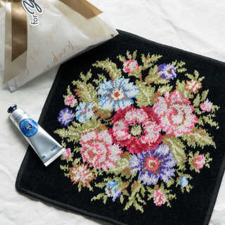 ロクシタン ハンドクリーム＆FEILER ハンカチセット [ラッピング付]