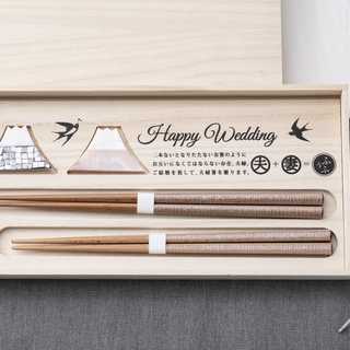 琴線夫婦箸&箸置きセット