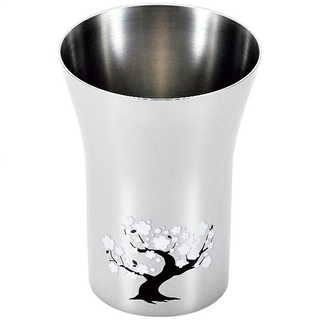 燕熟の技 感温ステンレスタンブラー300ml 桜