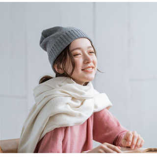 [arcadiarca アルカディアルカ] カシミヤ 100％ ニット帽