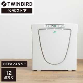TWINBIRD ツインバード マイナスイオン発生空気清浄機 AC-D358PW
