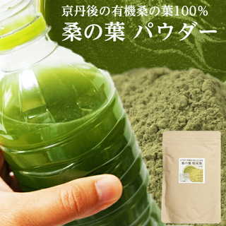 桑の葉茶 粉末 パウダー 有機栽培 粉末茶100g
