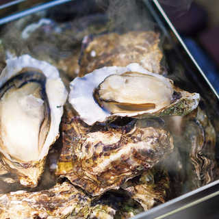 広島牡蠣のカンカン焼き
