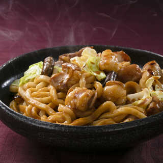 津山ホルモンうどんセット