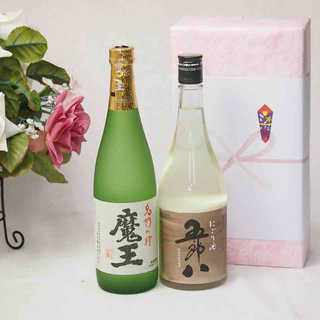 贈り物ギフト五郎八にごり酒720mlセット 白玉醸造 魔王 芋焼酎25°(鹿児島県)720ml