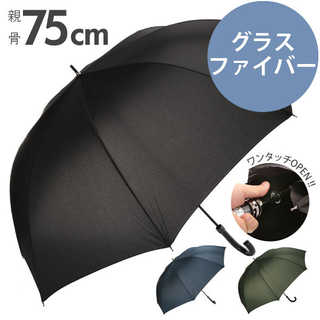 PROMENADE SKY メンズジャンプ傘 75cm
