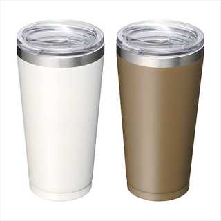 サチューン ステンレスカラータンブラー340ml ペアセット（蓋付）  ME-7451