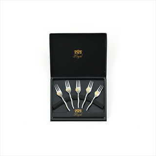 紅梅 つや消し 部分金ヒメフォークセット 5pc 124215/1