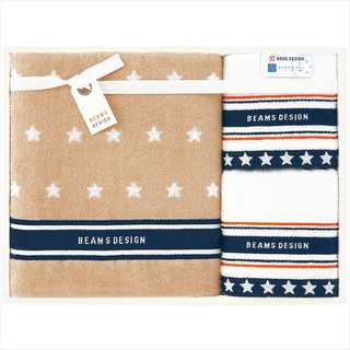 BEAMS DESIGN NEW STAR GIFTタオルセット 51-3129500