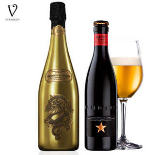 シャンパーニュ/DRAGON&TIGER ドラゴン ゴールド&イネディットビール 330ml