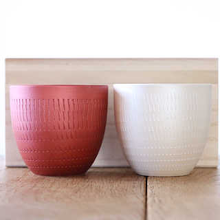 シフォン紅白 丸ロックカップ
