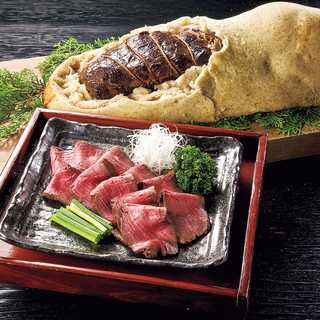 千屋源本多 和牛塩釜焼ローストビーフ