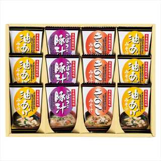 フリーズドライ「お味噌汁三種の味詰合せ」