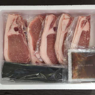 北海道真狩産 ハーブ豚のロースしゃぶ 100g×6