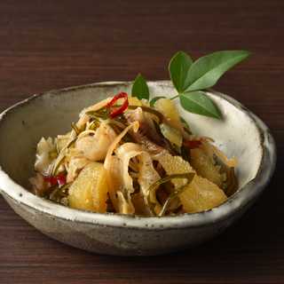 北海道　白醤油小分け松前漬け 130g×8