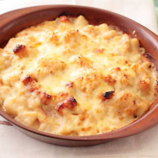 徳島　「吟月」　天然海老と鱧のクリームグラタン