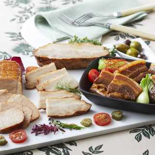 三重　伊賀上野の里　つるし焼豚＆角煮詰合せ