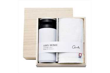 cocoiro Gift market AMIi HOME ボトル(WH)＆タオルのプレゼント