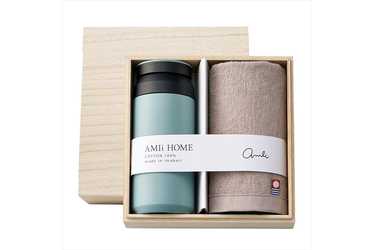 cocoiro Gift market AMIi HOME ボトル(BL)＆タオルのプレゼント