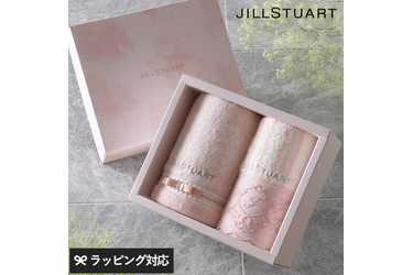 JILL STUART ジルスチュアート エレガンスフルール フェイスタオル2枚 ピンク NR-03006