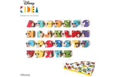 Disney｜KIDEA アルファベット26文字セット TYKD00309 プレゼント おもちゃ 女の子 男の子