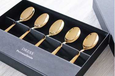 100percent DRESS アソートTea Spoon／Gold（5本セット）のプレゼント