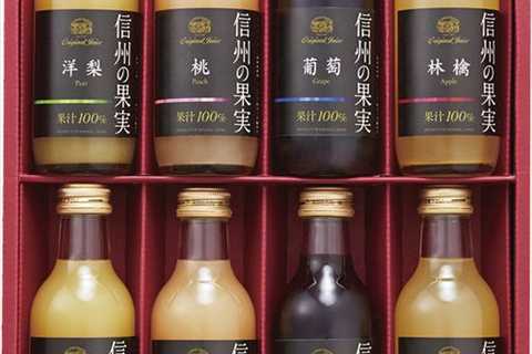 りんご村からのおくりもの 信州産フルーツジュース詰合せ 8本セット