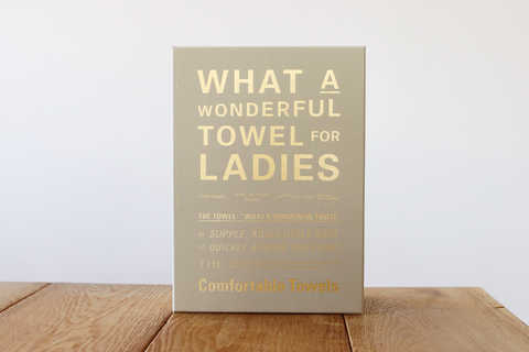 THE TOWEL for LADIES 箱入り