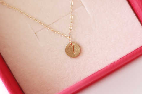 Com Letter Necklace