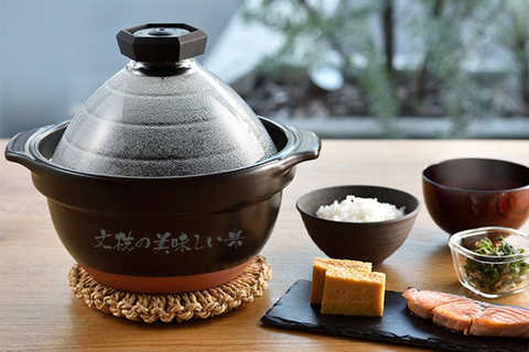 名入れ HARIO(ハリオ)フタがガラスのご飯釜/2~3合用