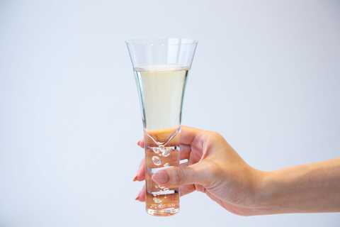 [Sghr スガハラ]  三種の泡シャンパングラス（ペアセット）