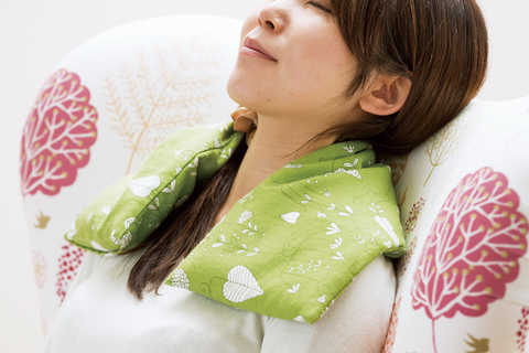 クリッパン 麦の温冷ネックピローラベンダー ムーランド